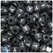 BeadTin Black Opaque 10mm Cube Plastic Alpha Beads - White Letter Y (20pcs)